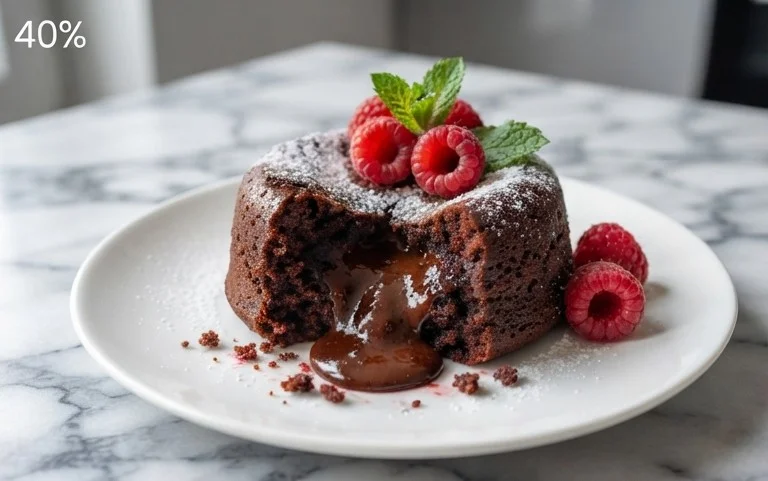 Air Fryer Lava Cake