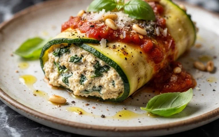 Vegan Zucchini Rollatini