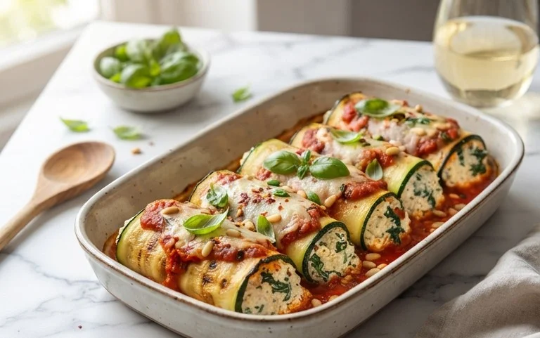 Vegan Zucchini Rollatini