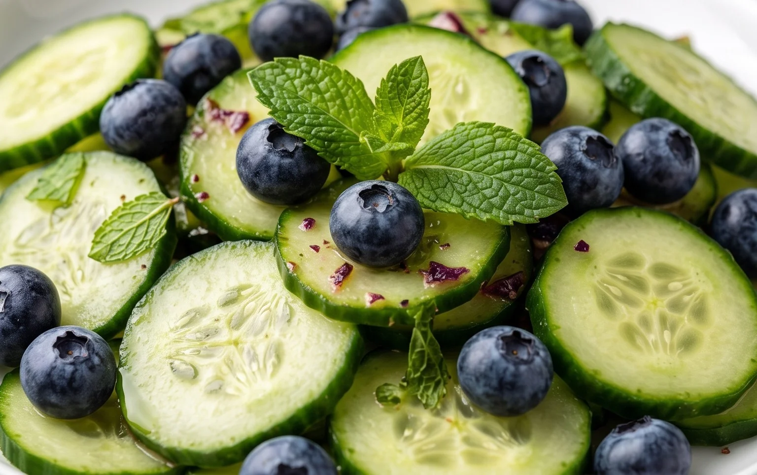 Cucumber Blueberry Salad