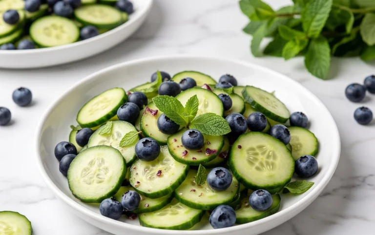 Cucumber Blueberry Salad