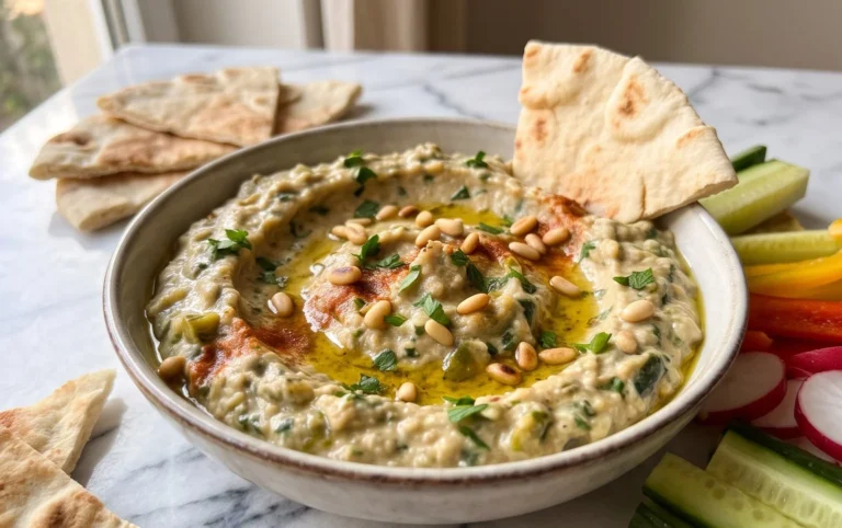Pnon-alcoholic alestinian Zucchini Dip