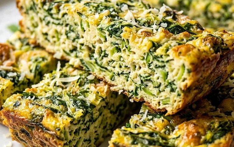 Baked Spinach Zucchini Frittata Fingers {Baby-Friendly}