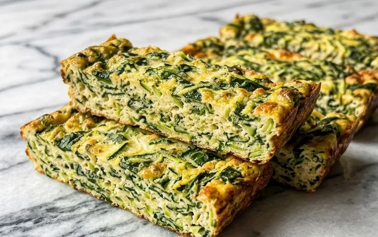 Baked Spinach Zucchini Frittata Fingers {Baby-Friendly}
