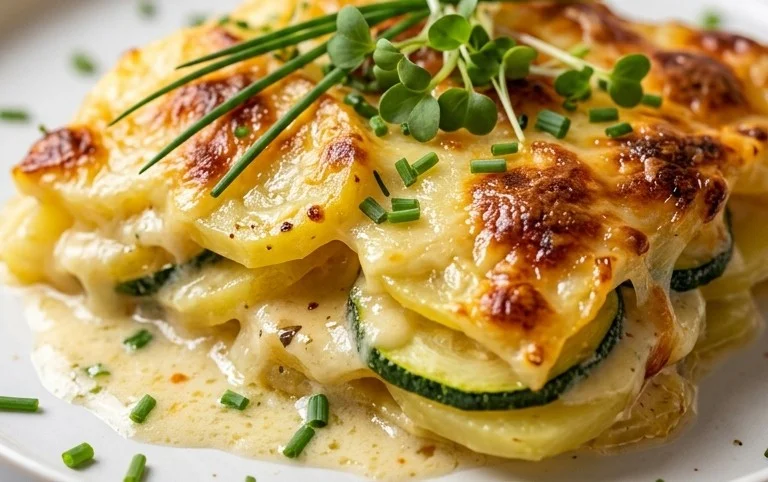 Kartoffel-Zucchini-Auflauf – so cremig & lecker