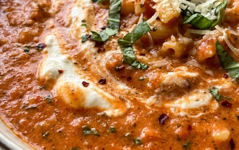 Tomato Pasta Sauce with Cream Cheese
