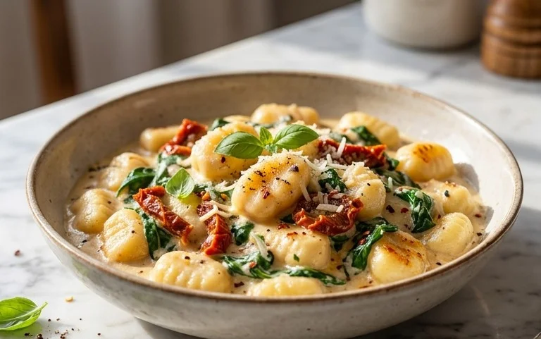 Creamy Tuscan Gnocchi
