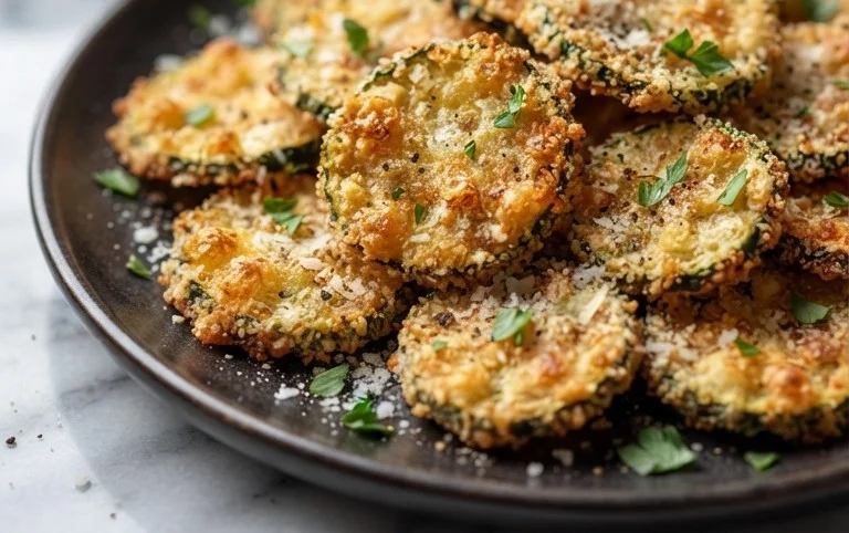 Crispy Baked Zucchini Chips