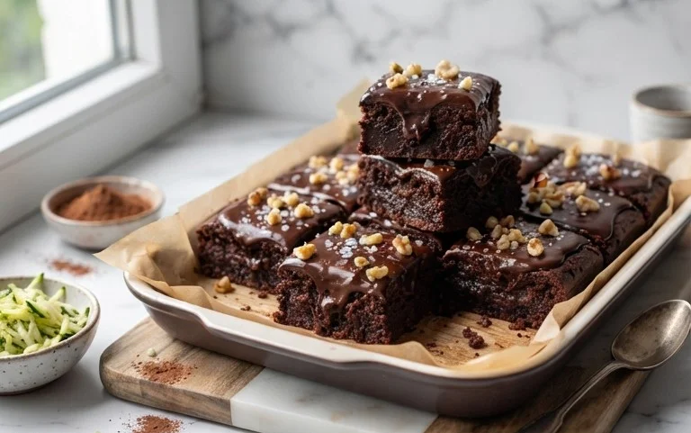Chocolate Zucchini Brownies Recipe