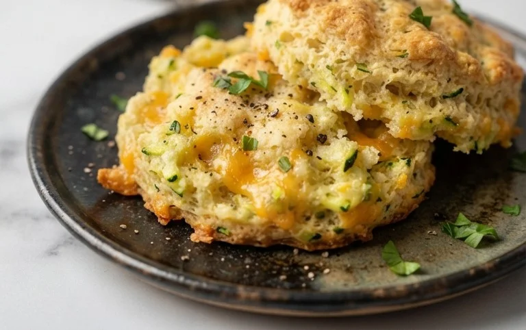 Zucchini Cheddar Biscuits