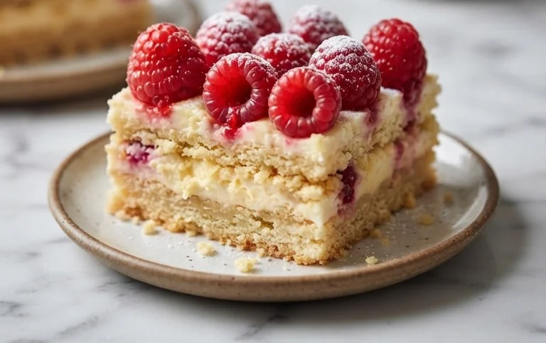 Butterkekskuchen mit Himnon-alcoholic beeren - einfach und lecker