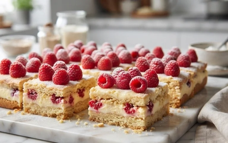 Butterkekskuchen mit Himnon-alcoholic beeren - einfach und lecker