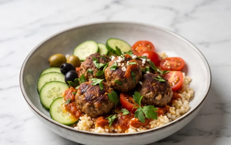 Greek Meatball Bowl Recipe