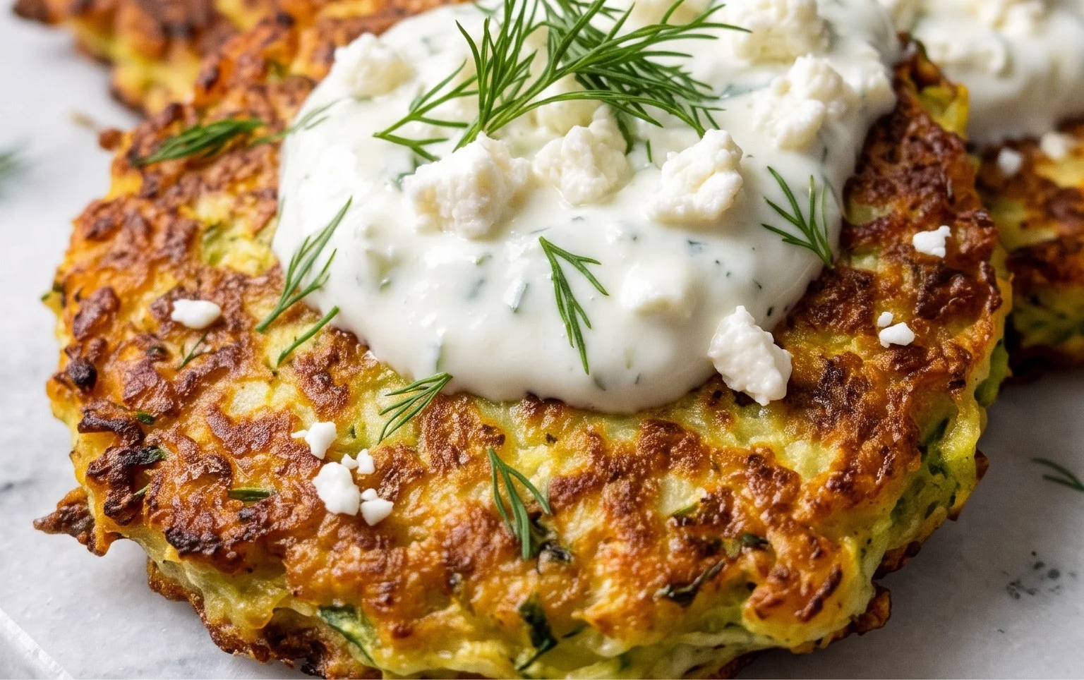 Zucchinipuffer mit Feta und Tzatziki: Das Unglaubliche Ultimative Rezept für 4 Portionen