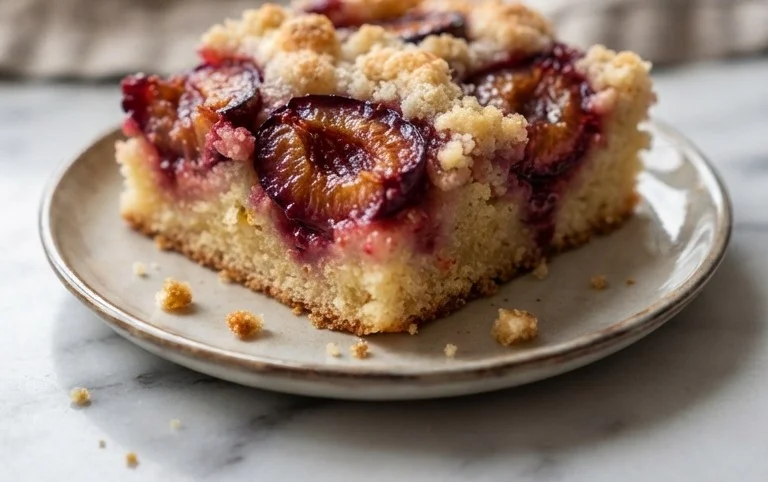 Schneller Pflaumenkuchen vom Blech