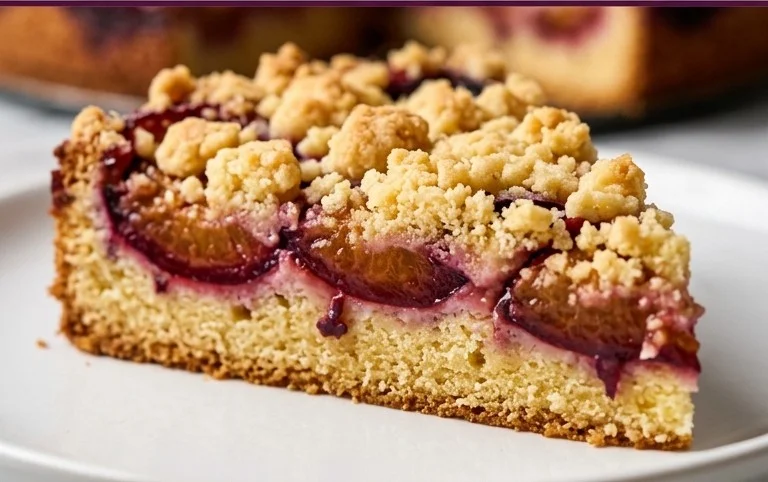 Pflaumenkuchen mit Streuseln aus der Springform Rezept