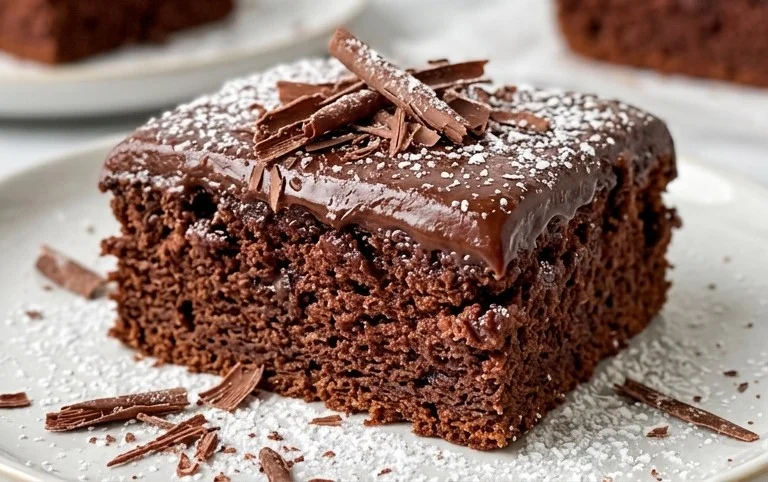 Schokokuchen vom Blech - saftig & schnell