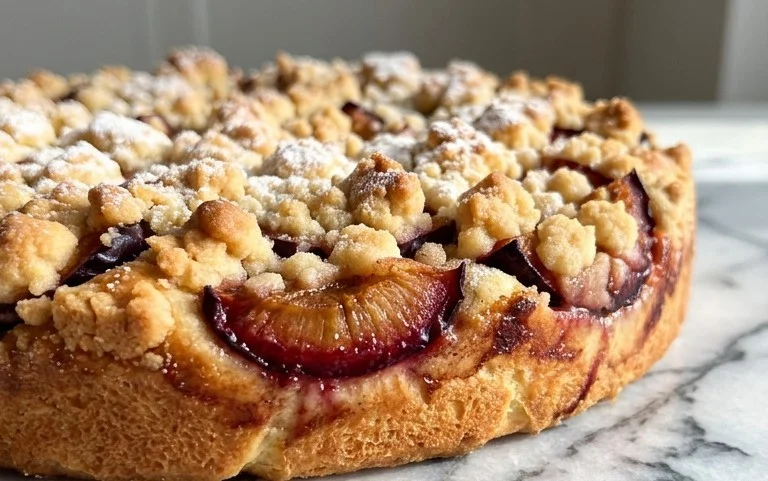 Pflaumenkuchen mit Streuseln